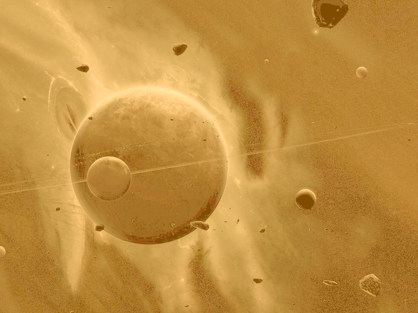 Неизвестная планета обои