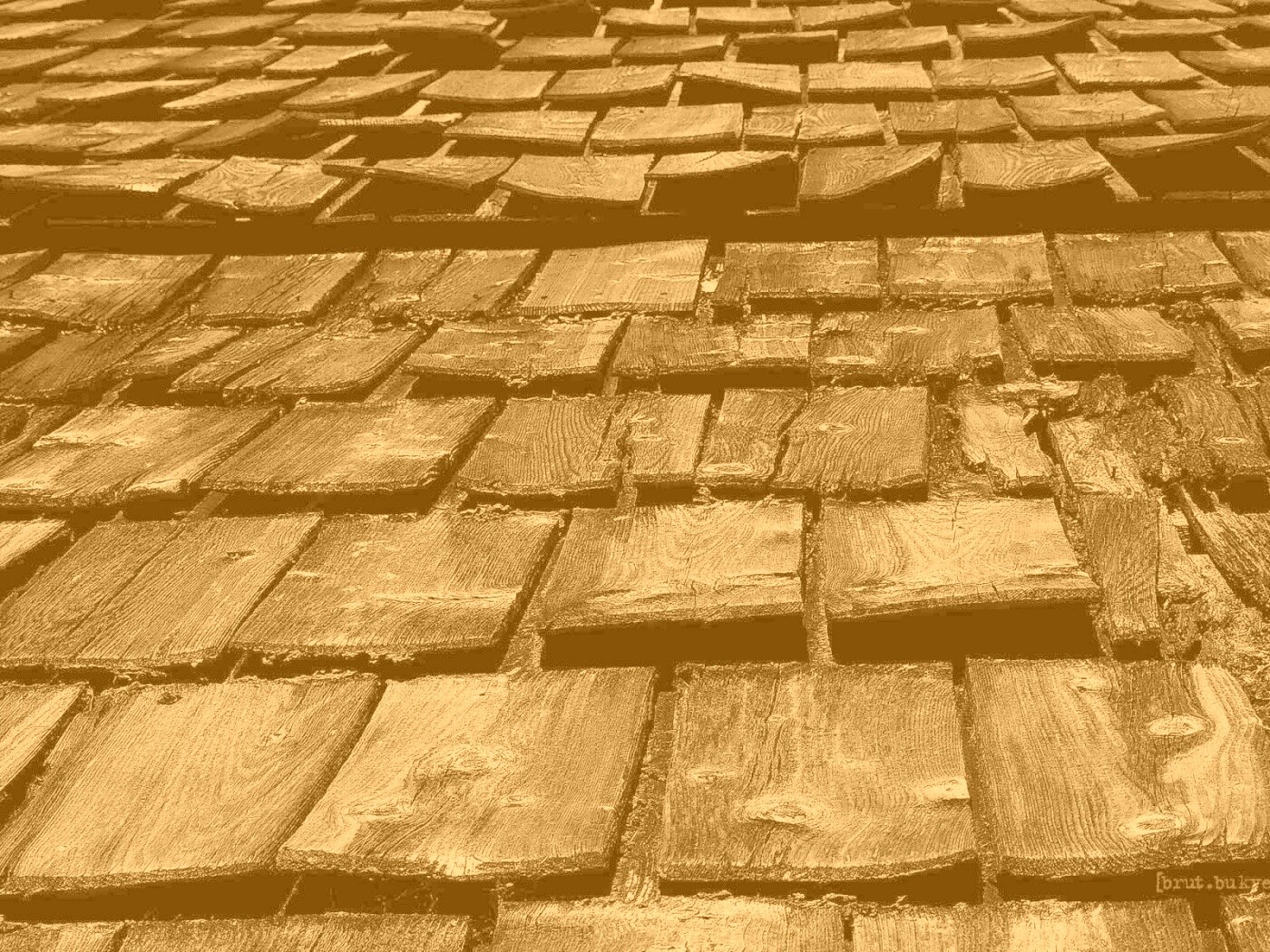 Деревянная крыша обои