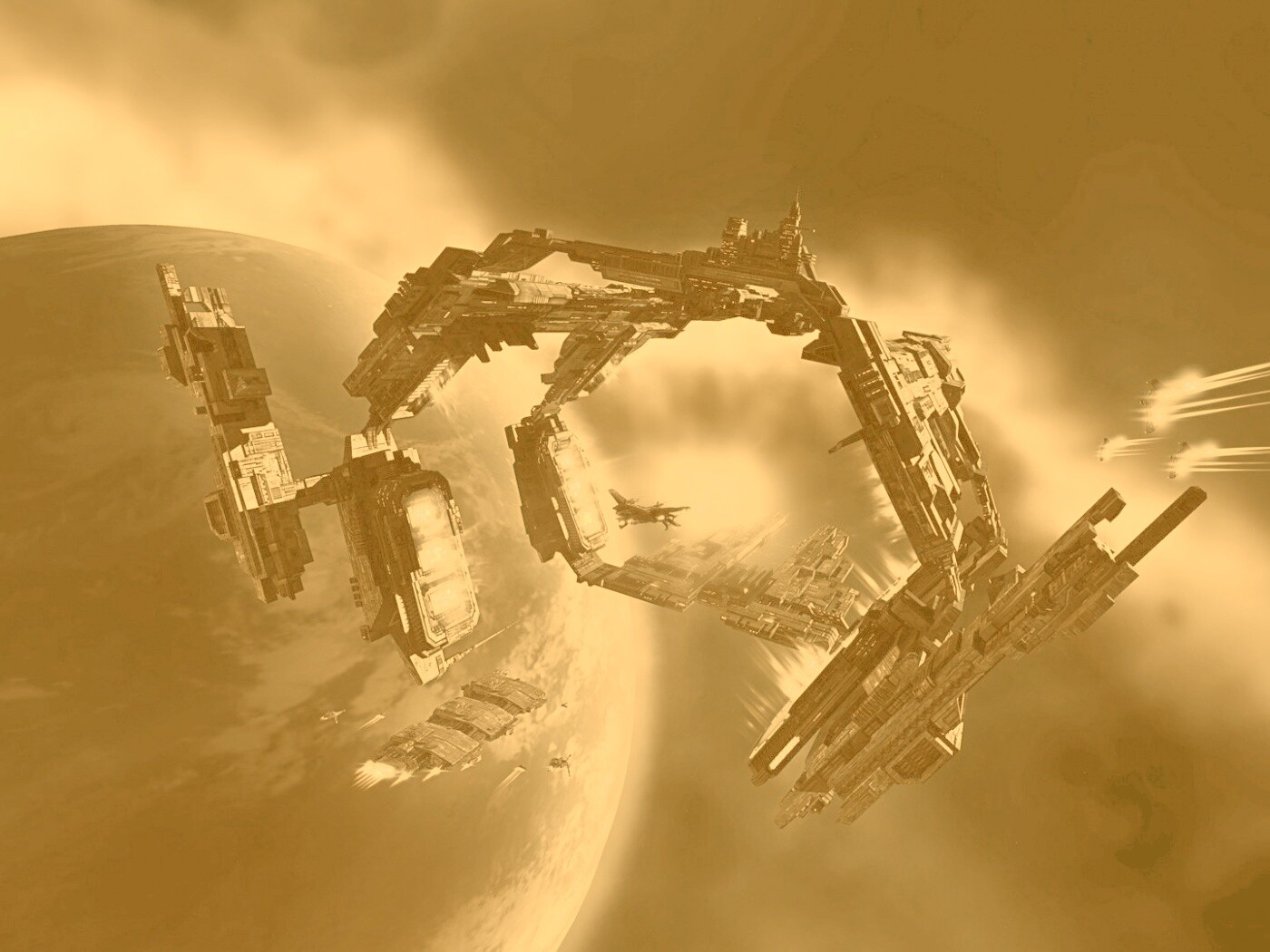 Космический корабль обои