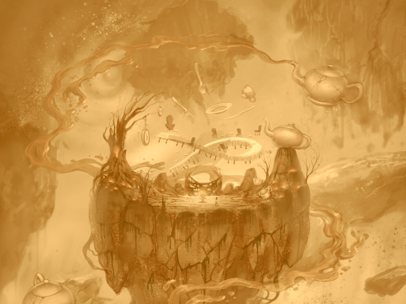 Алиса в стране чудес обои