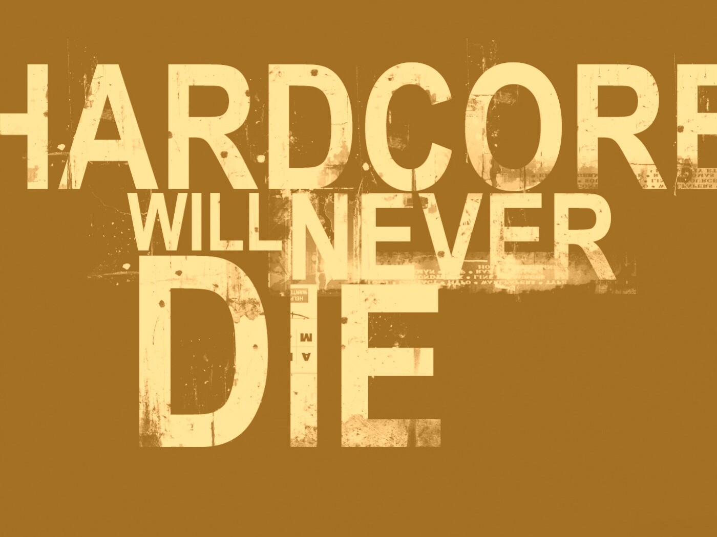 HARDCORE Will Never Die обои
