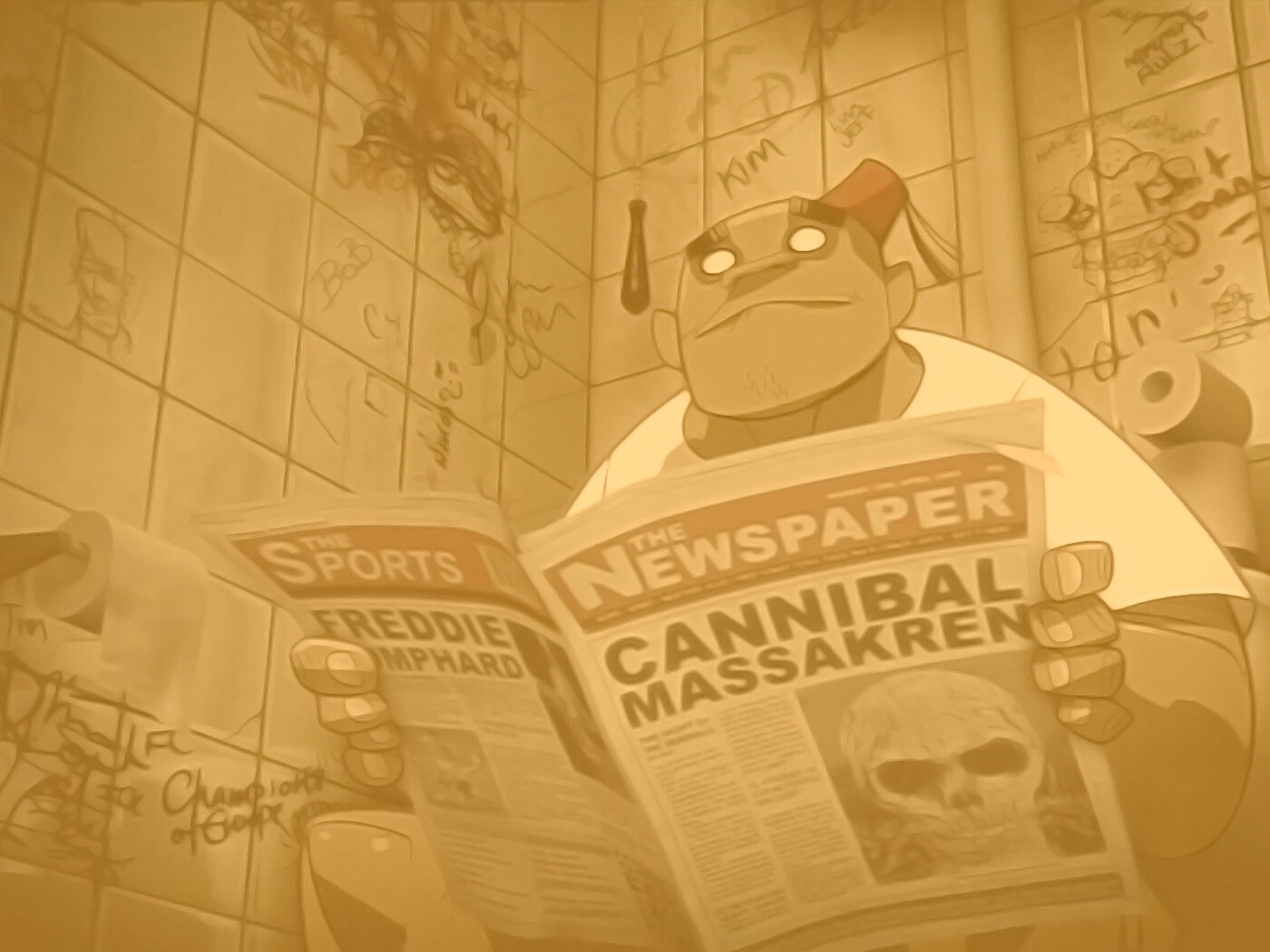 Рассел Хоббс из Gorillaz обои