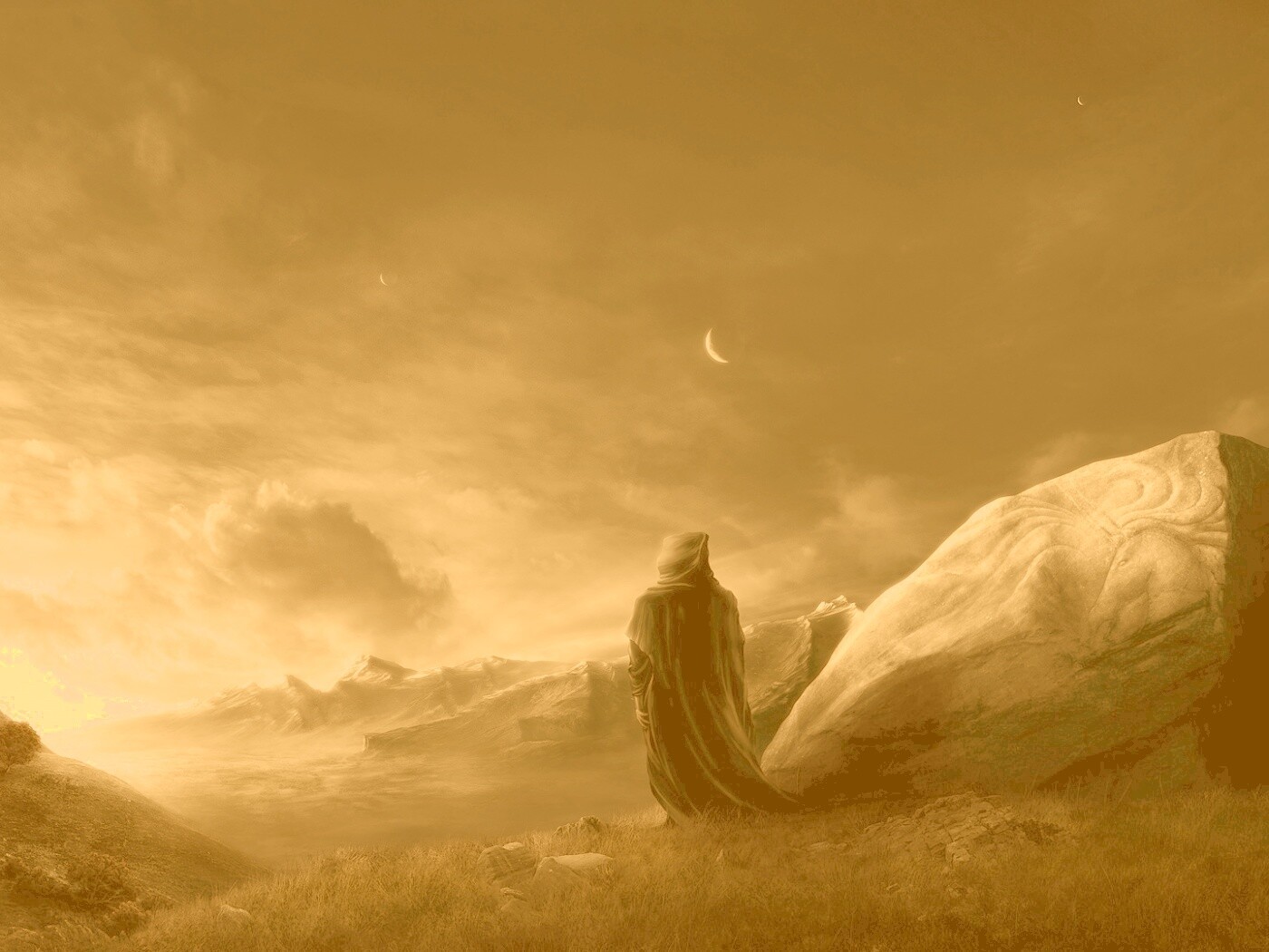 Отшельник обои