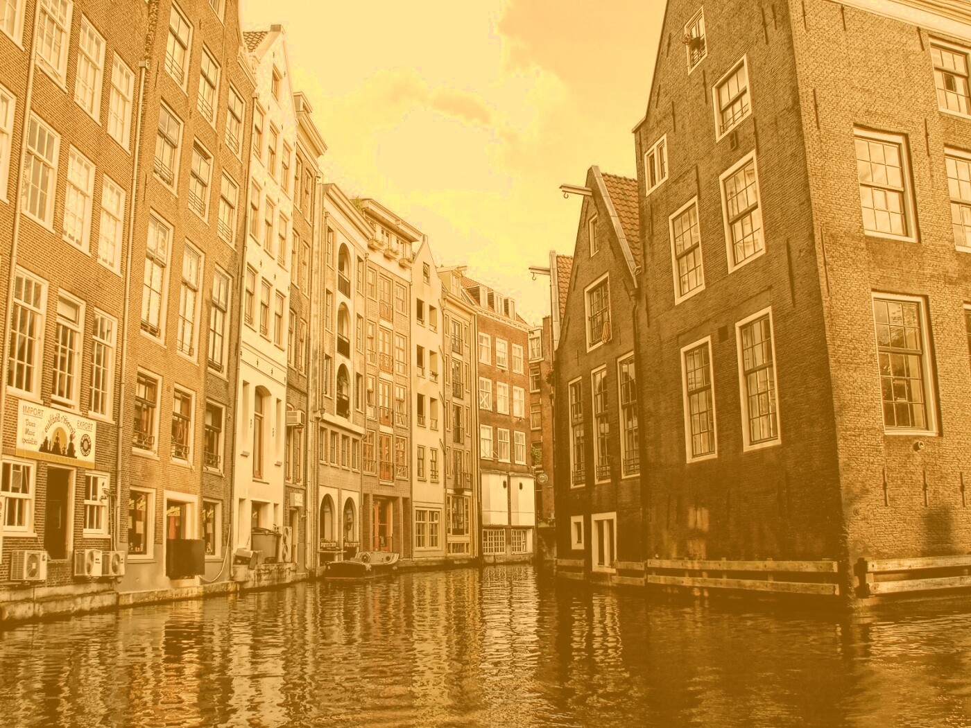 Венецианские каналы в Амстердаме обои