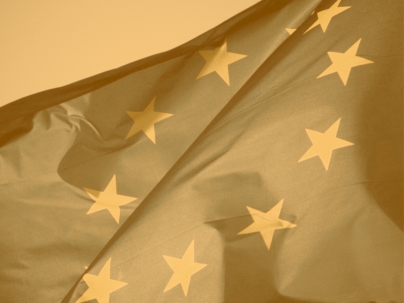 Синий флаг Евросоюза (европейского союза) обои