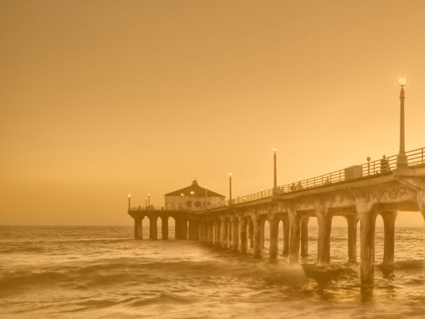 Пирс в Калифорнии обои