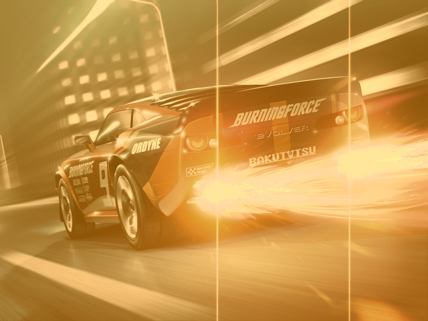 Ночное нитро обои