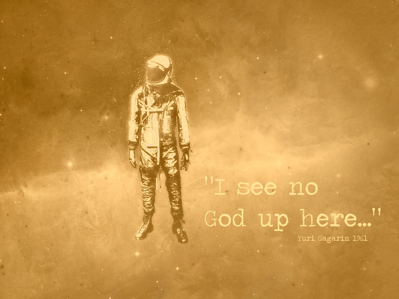 Я не видел там бога обои