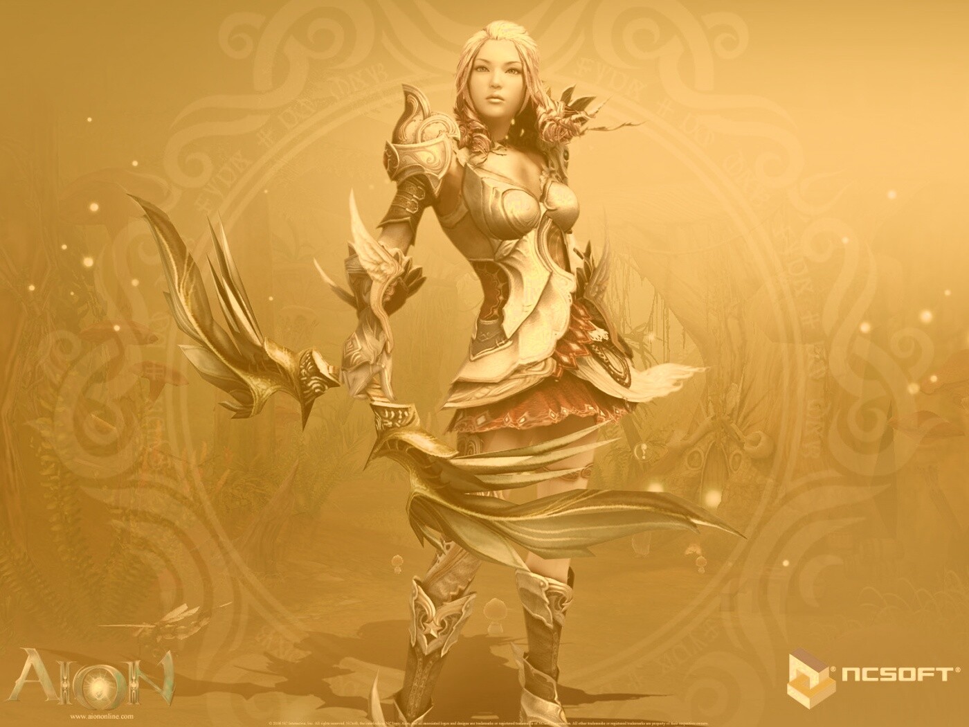 Лучница из Aion обои