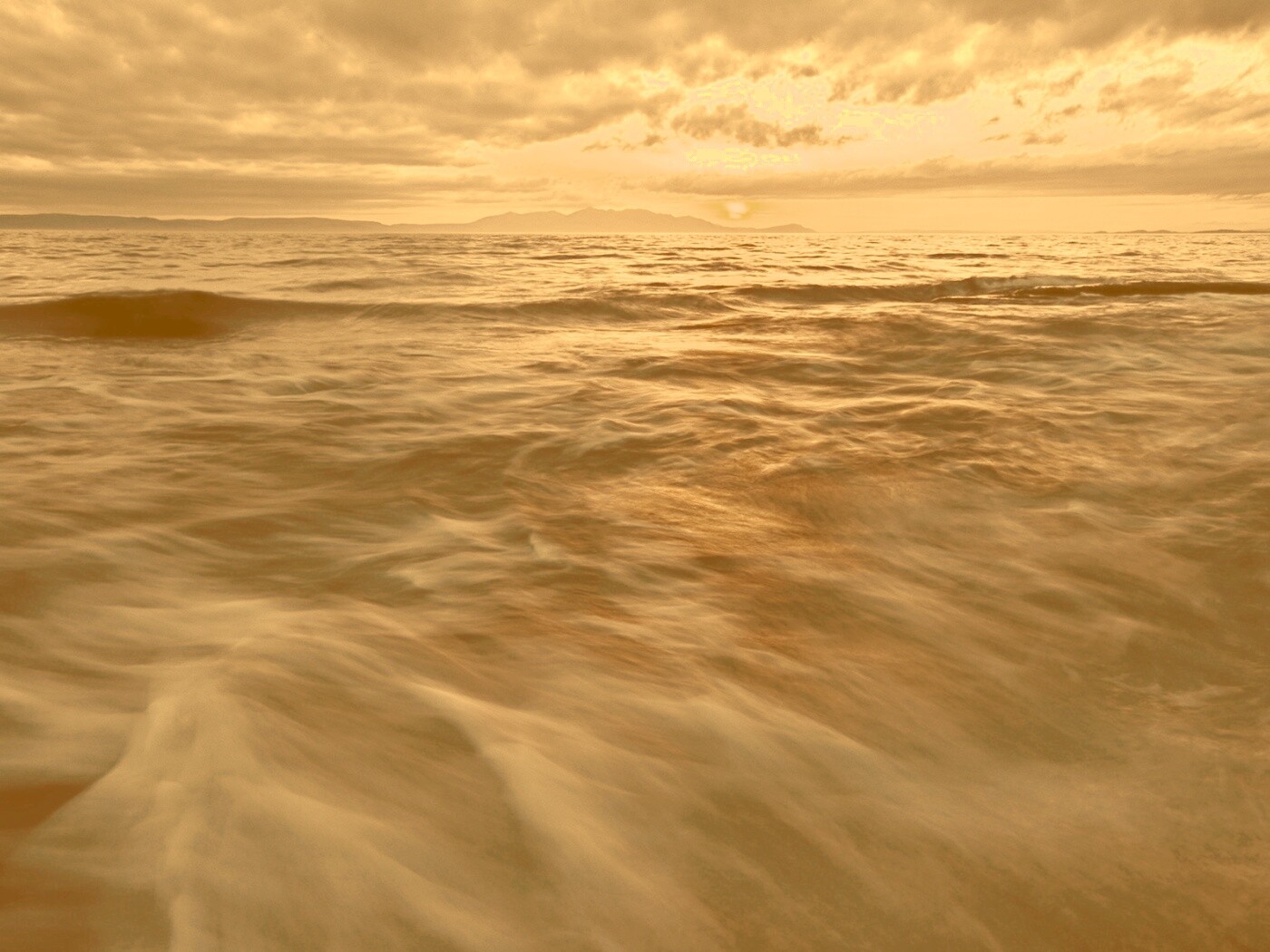 Красивый горизонт на море обои