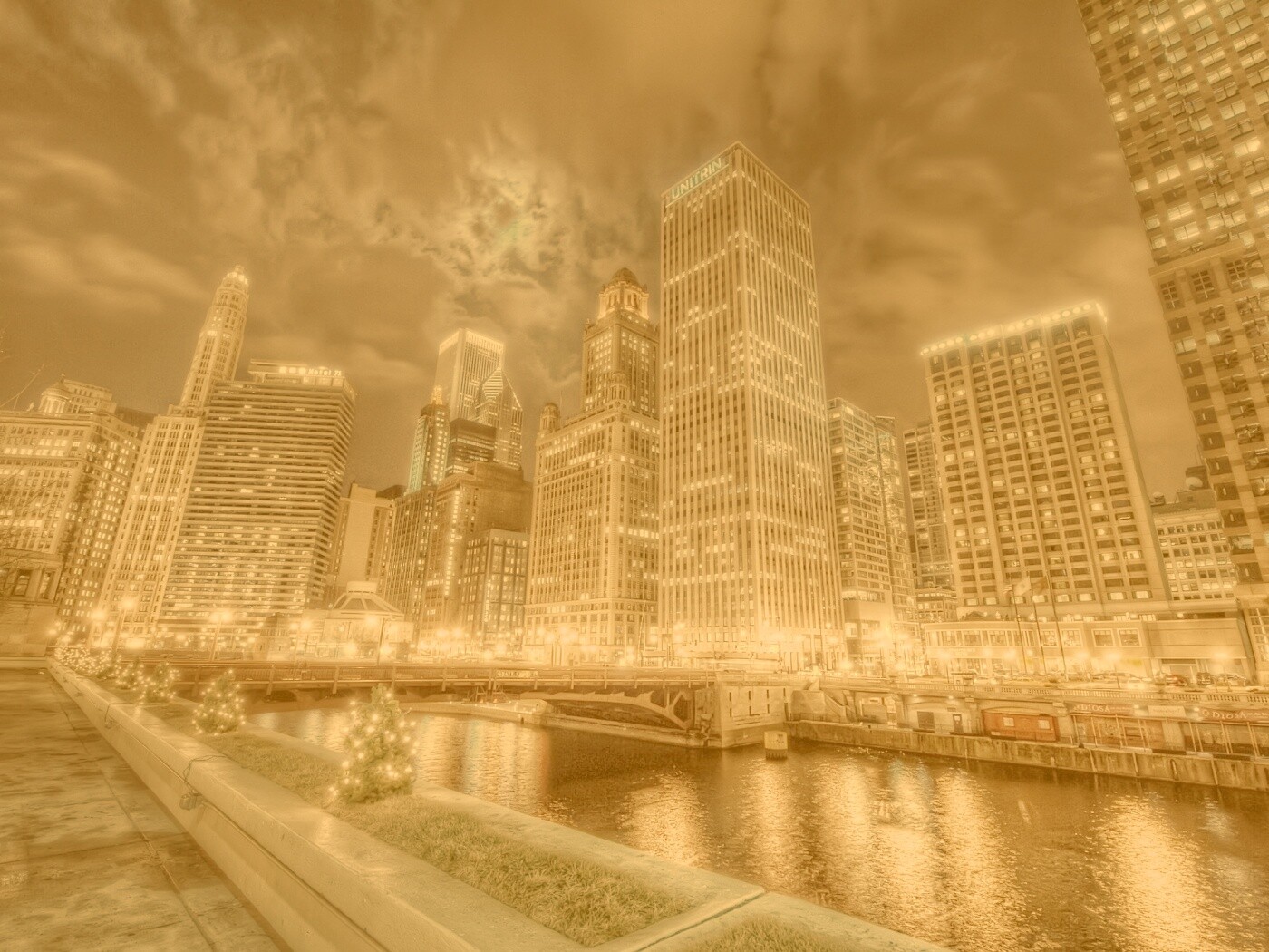 Потрясающий городской вид обои