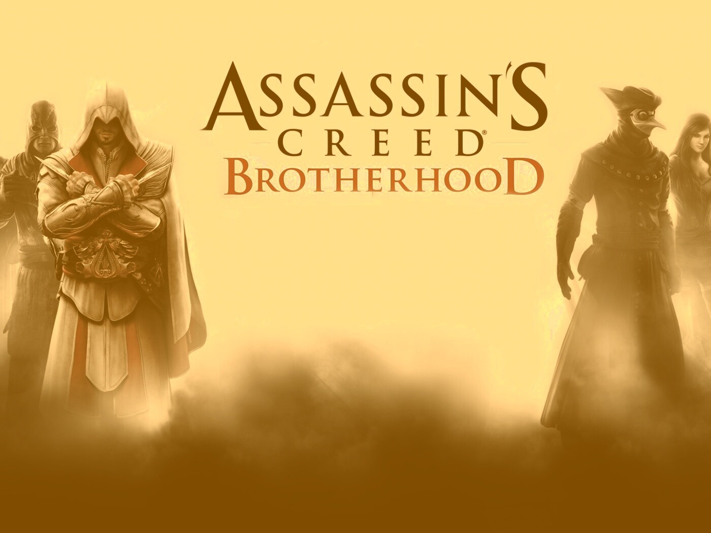 Персонажи игры Assasin"s Creed Brotherhood обои