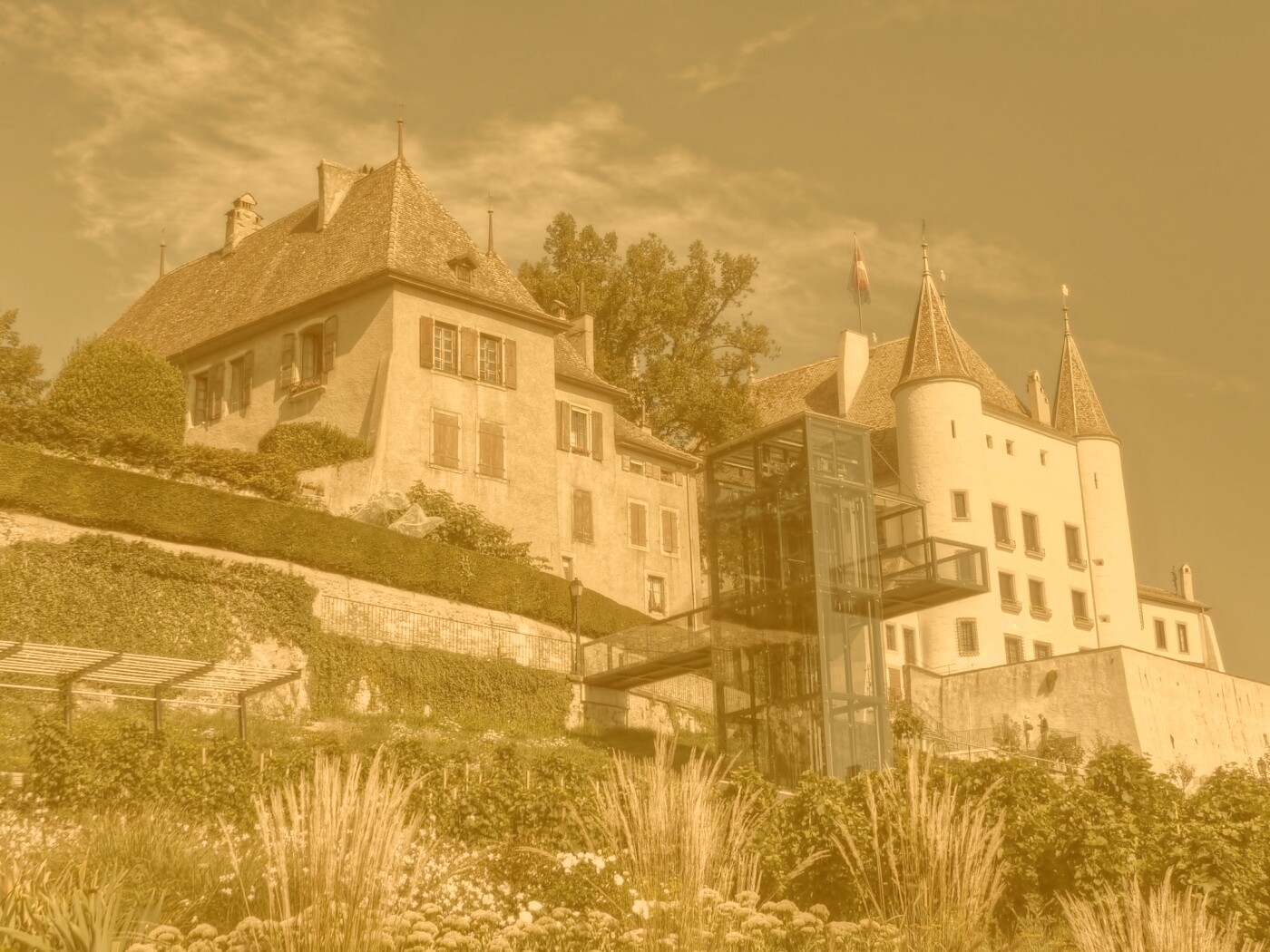 Дома с своеобразной архитектурой обои