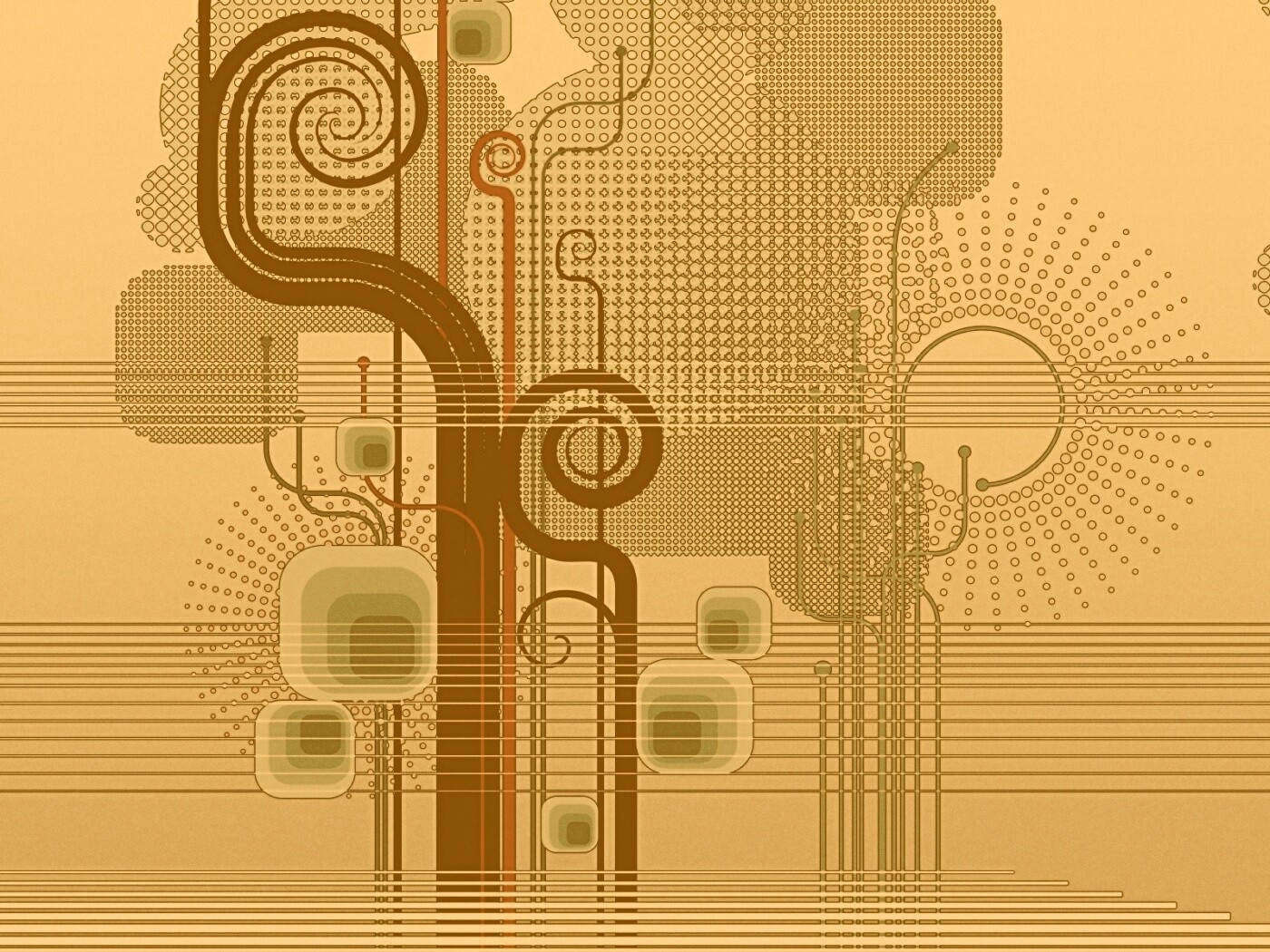 Линии и точки обои