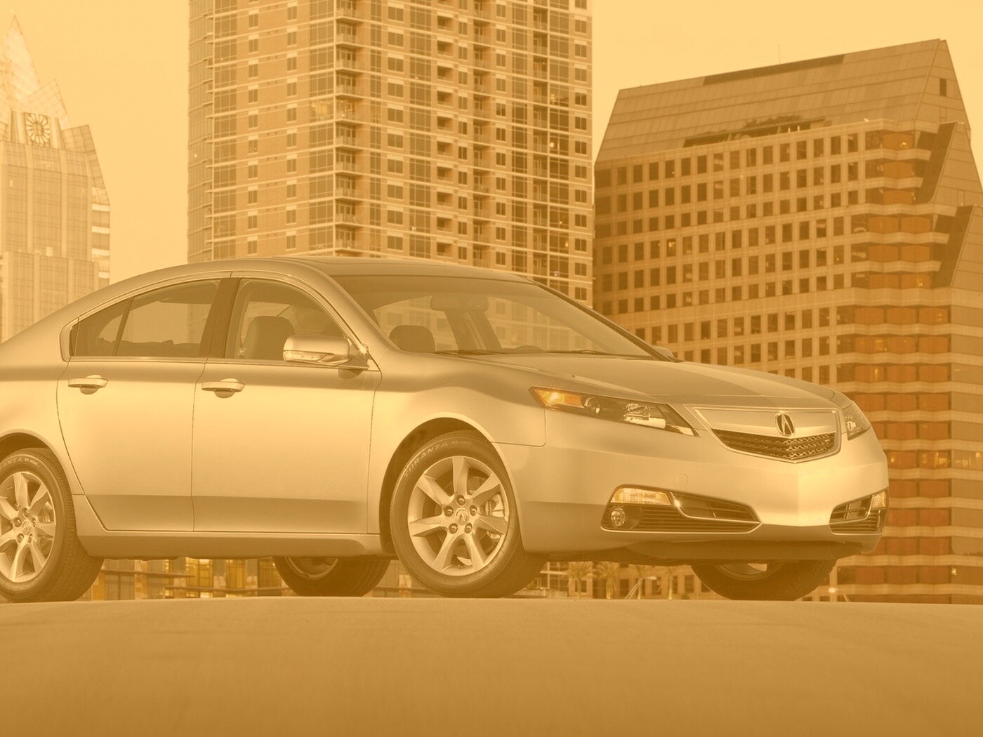 Acura  в городе обои