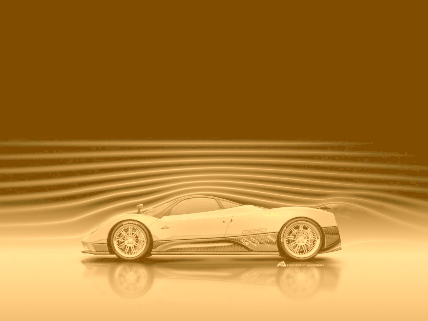 Аэродинамика Pagani Zonda обои