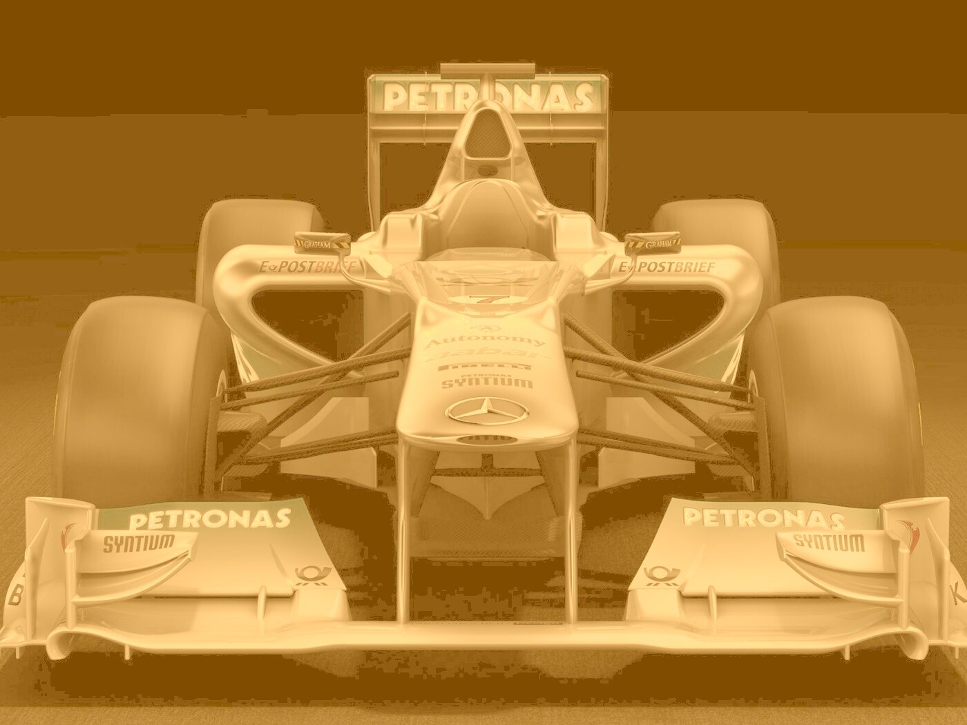 Болид Мерседес обои