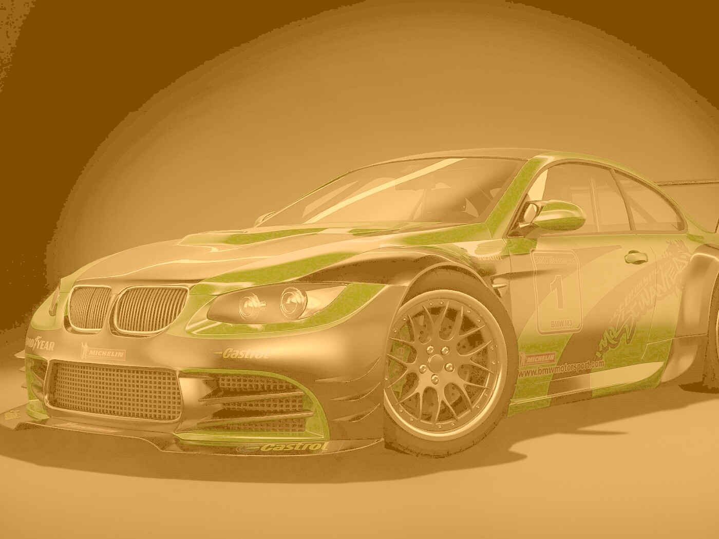 Гоночный BMW M3 обои