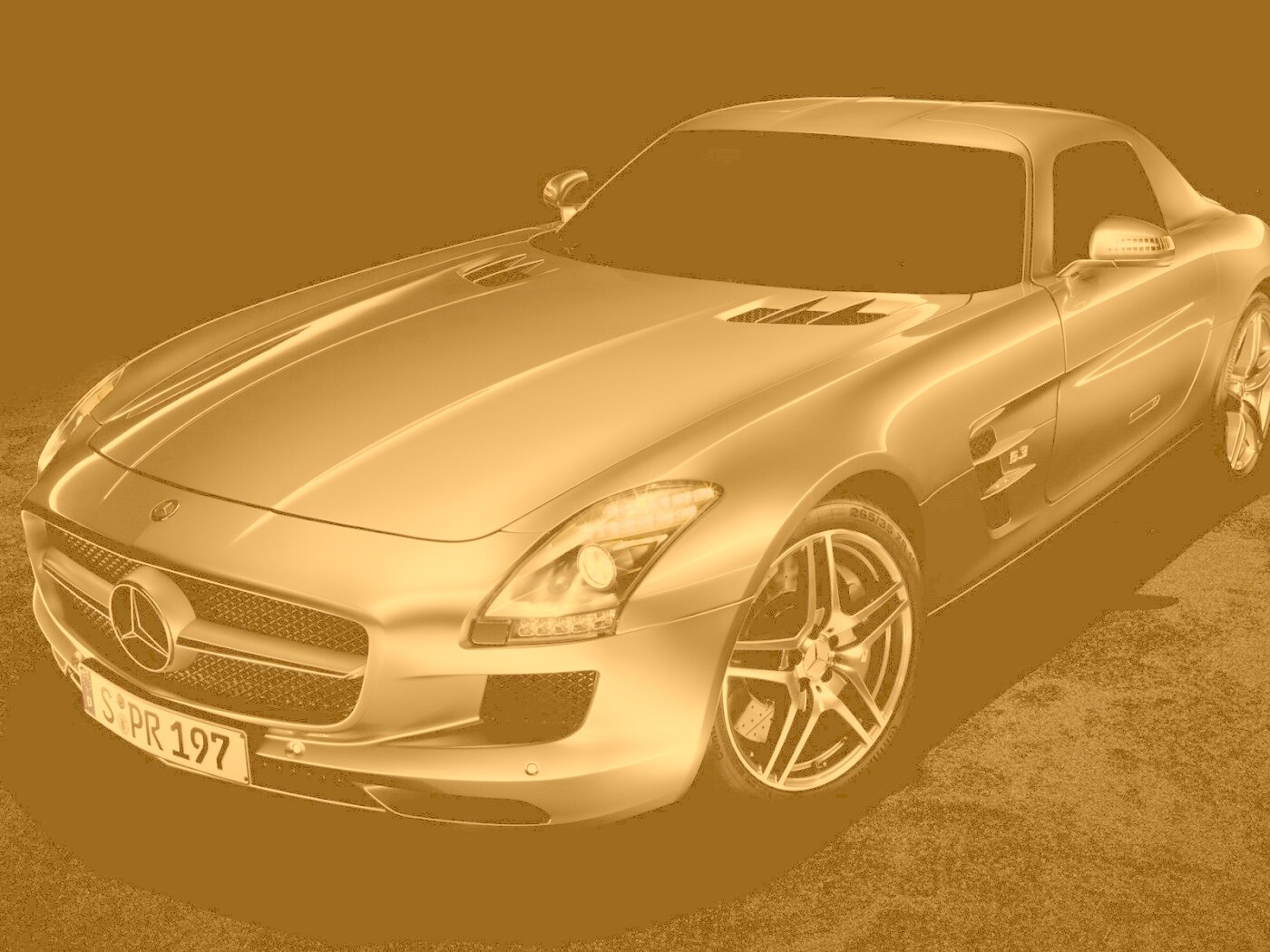 Mercedes SLS обои