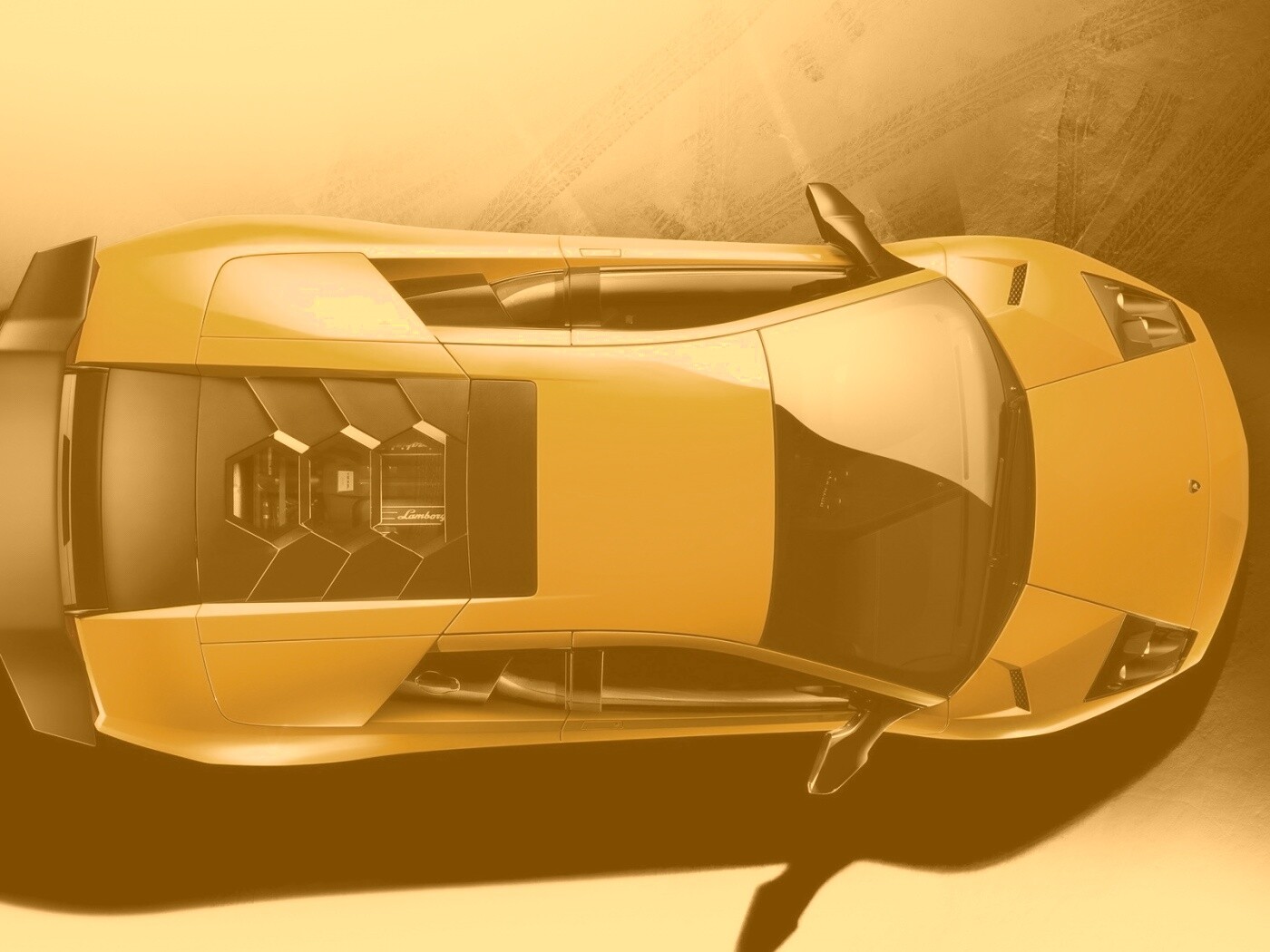 Ламборджини вид сверху обои