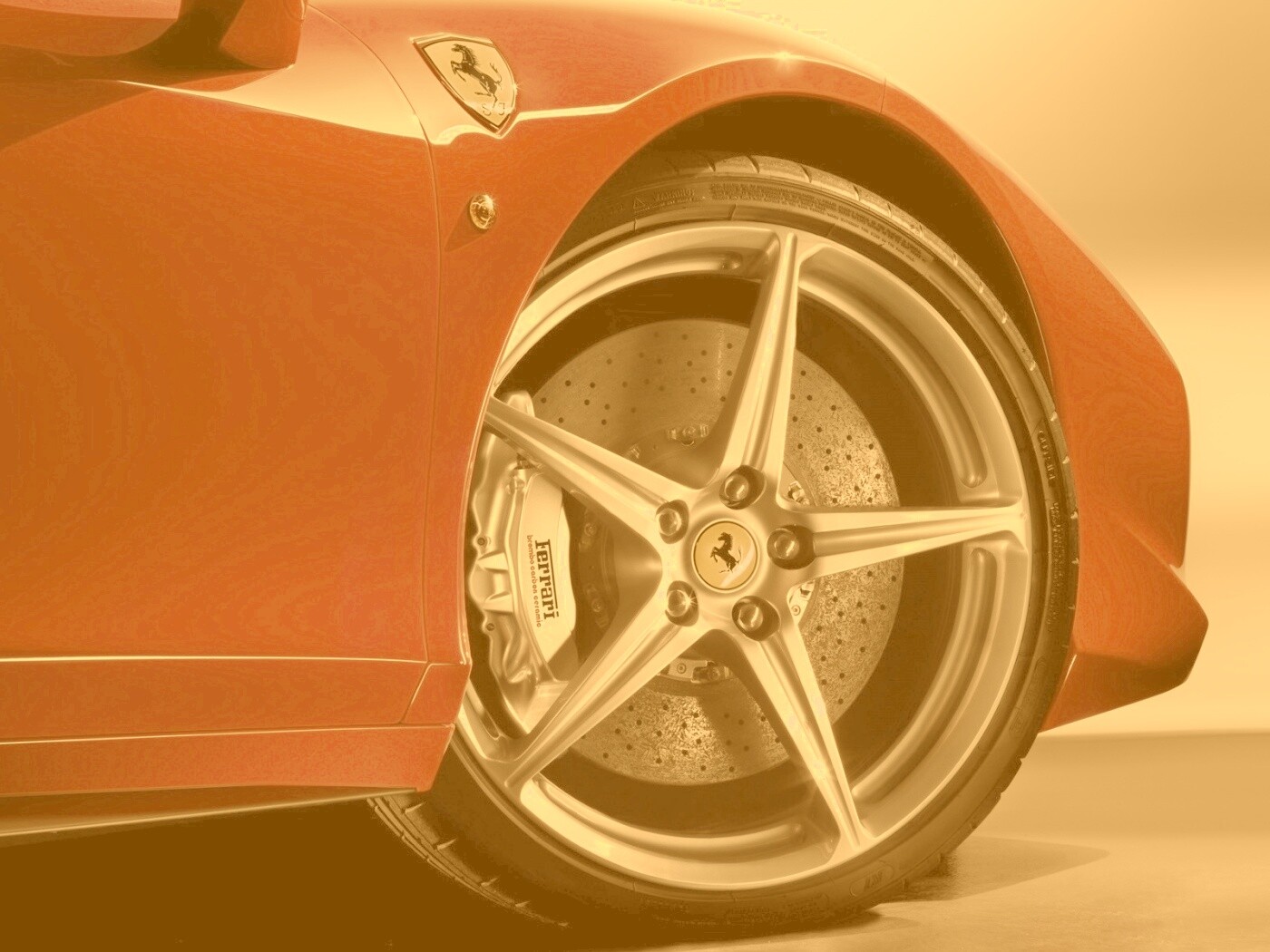 Колесо Феррари обои