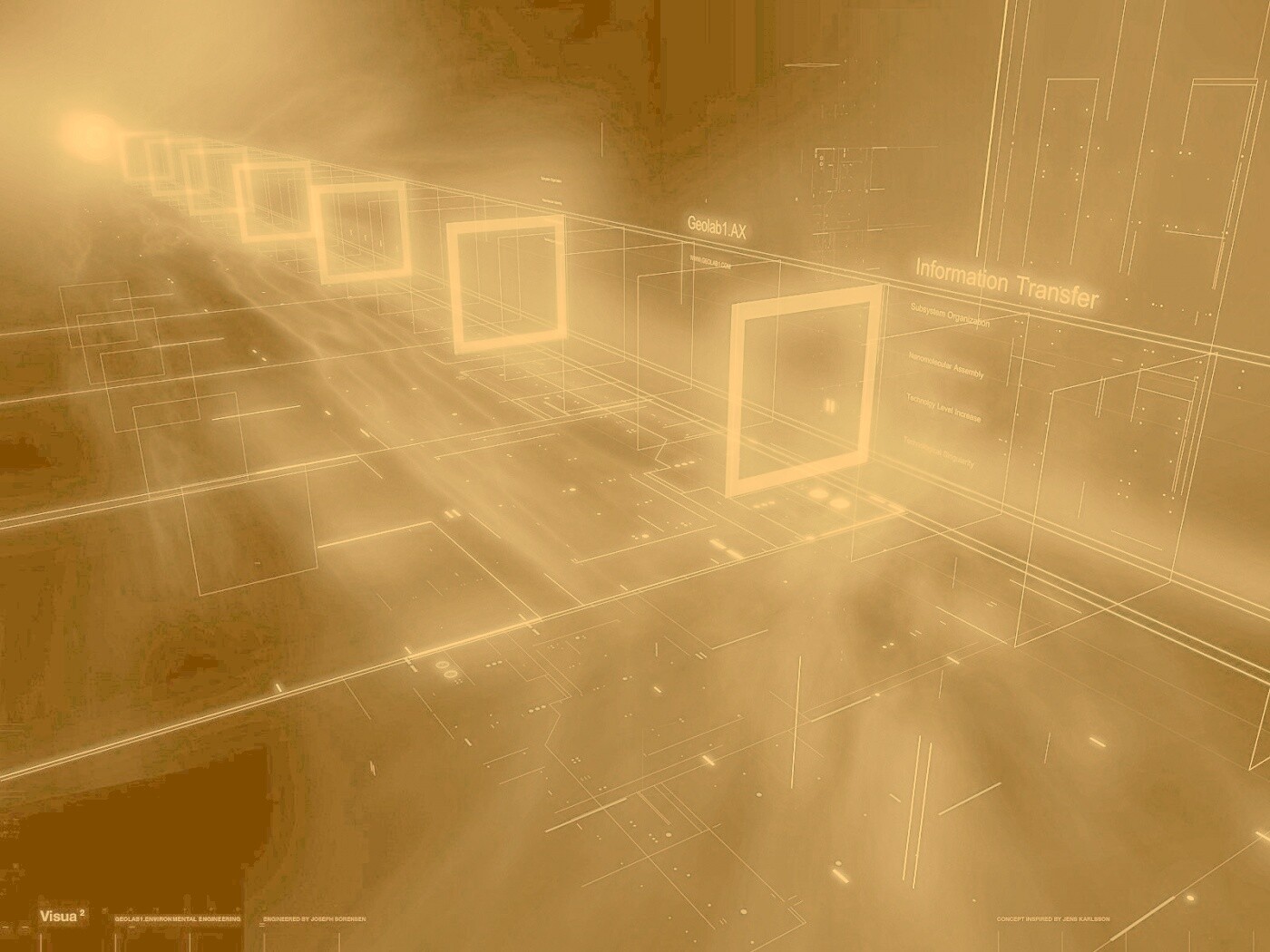 Информационный поток обои