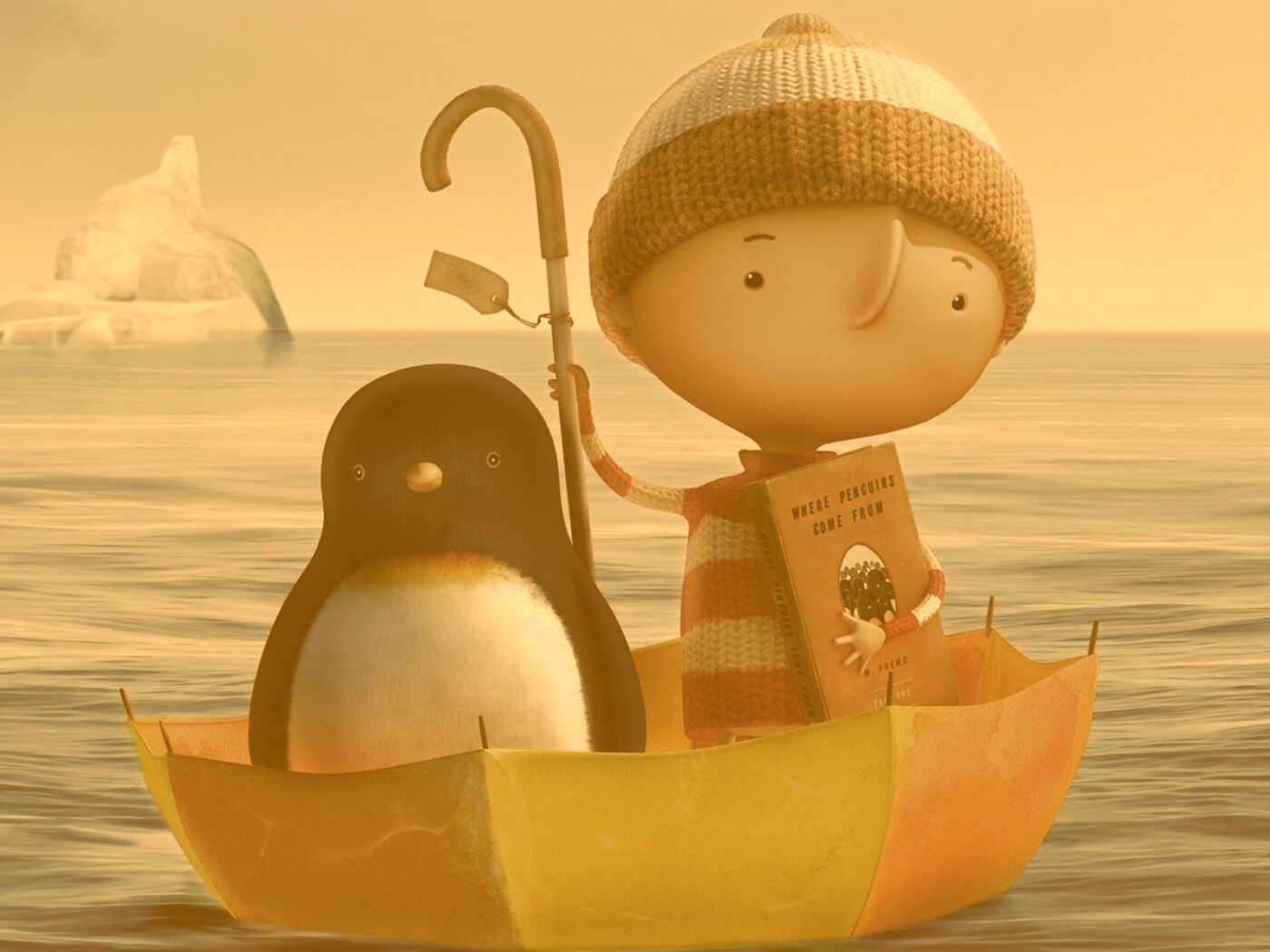 Откуда приходят пингвины обои