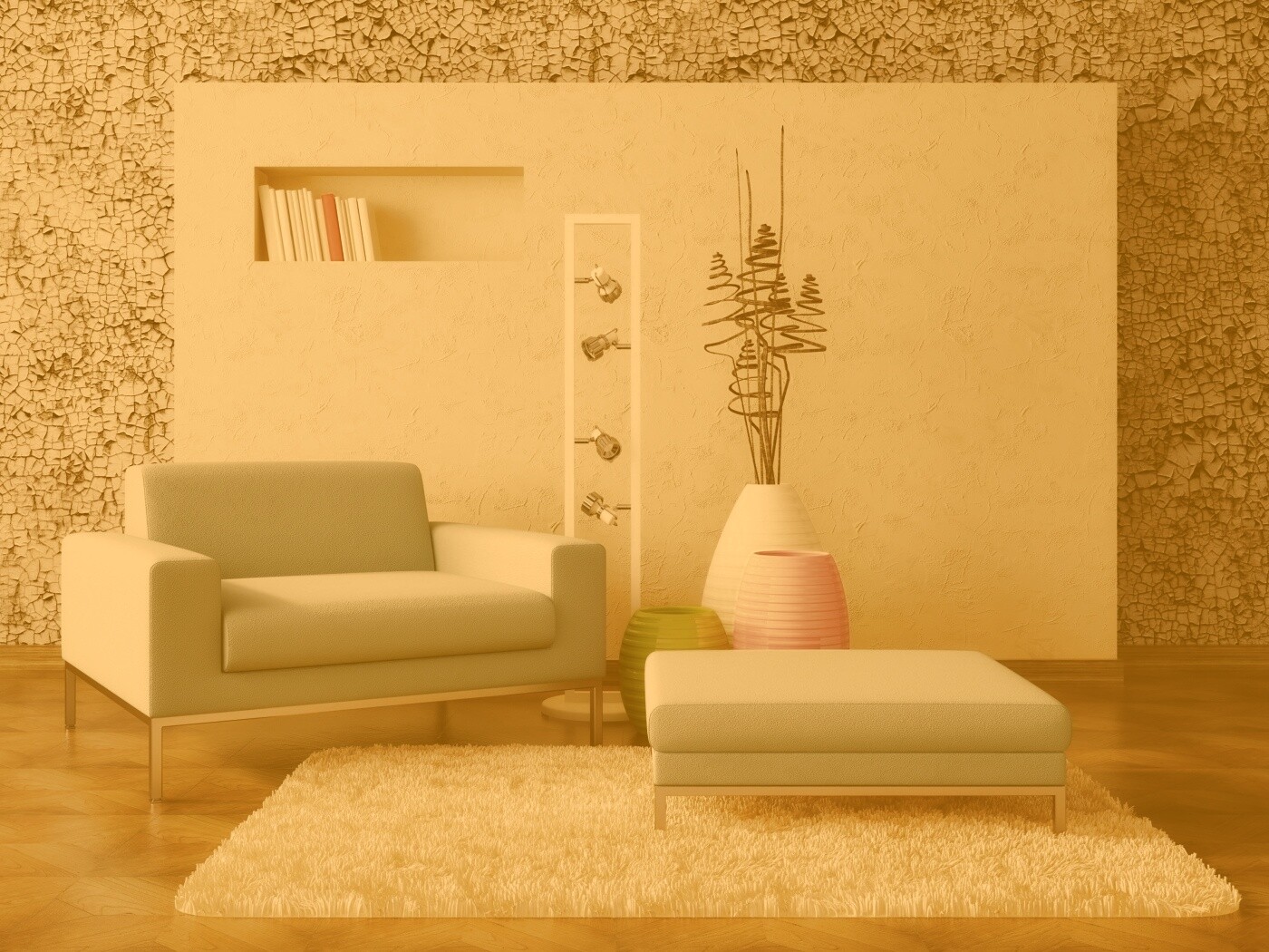 Стильный декор обои