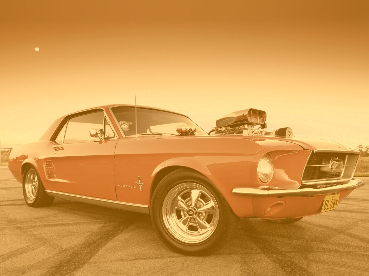 Мускулкар Ford Mustang обои