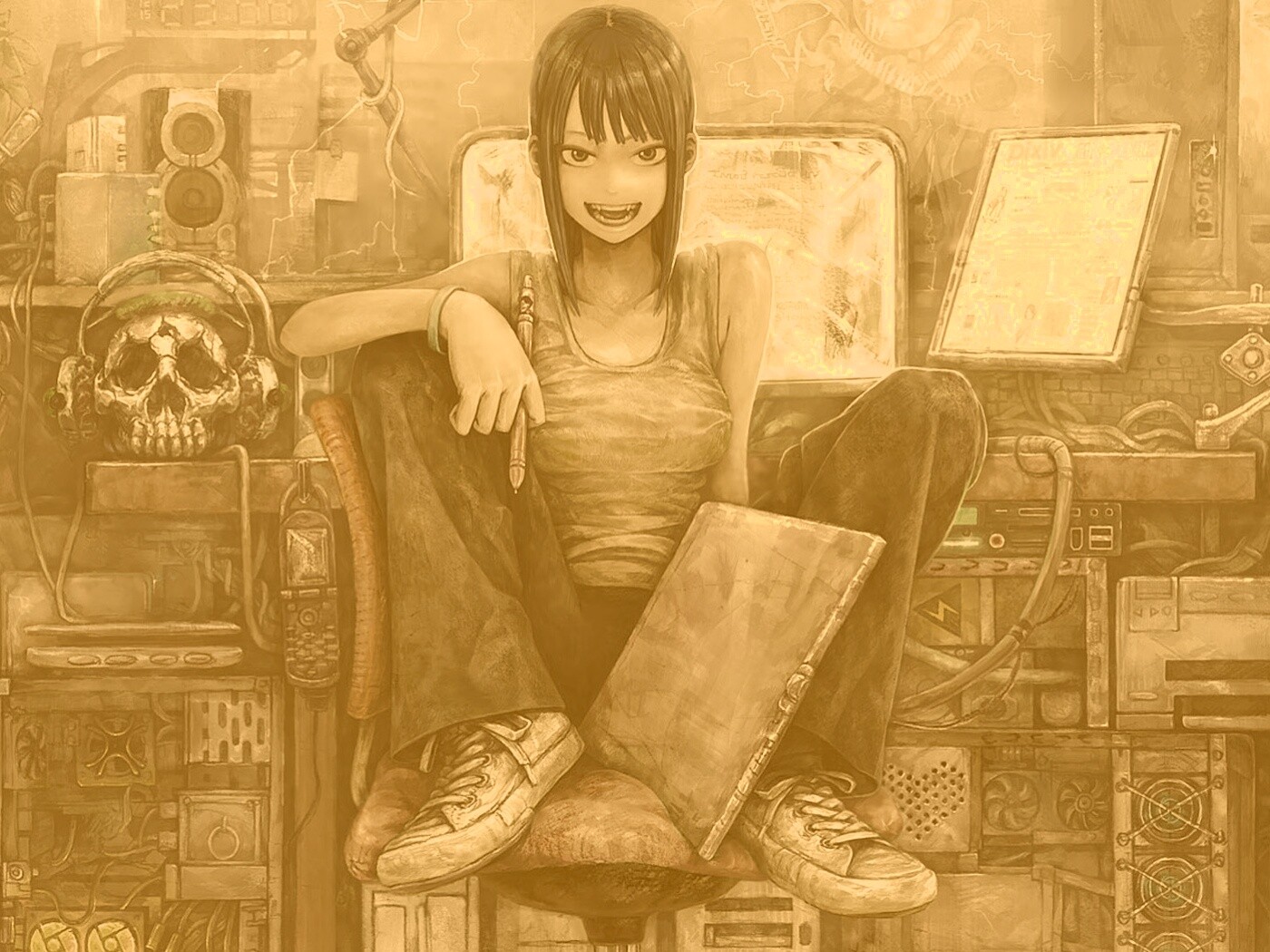 Это её территория обои