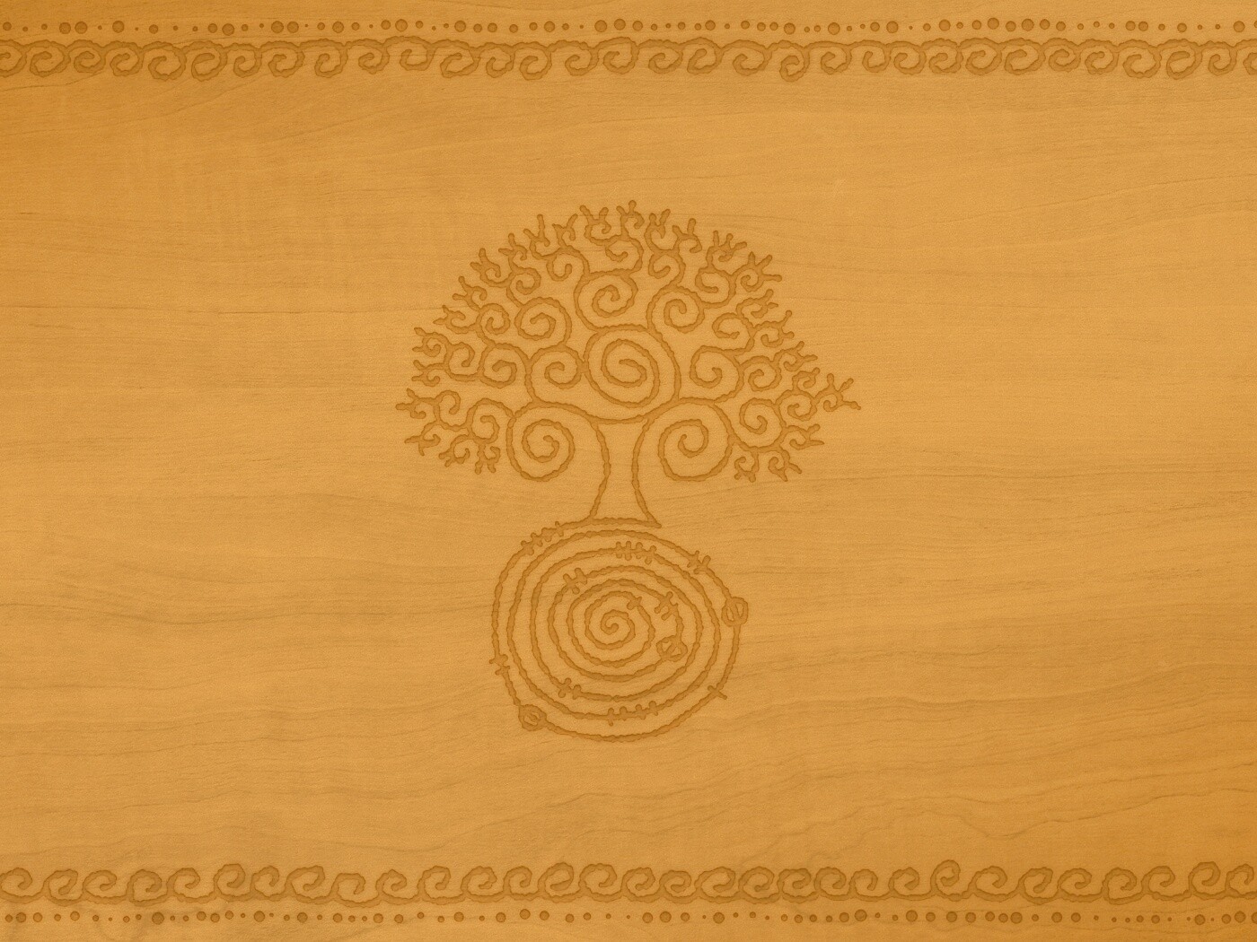 Выжженный рисунок дерева обои