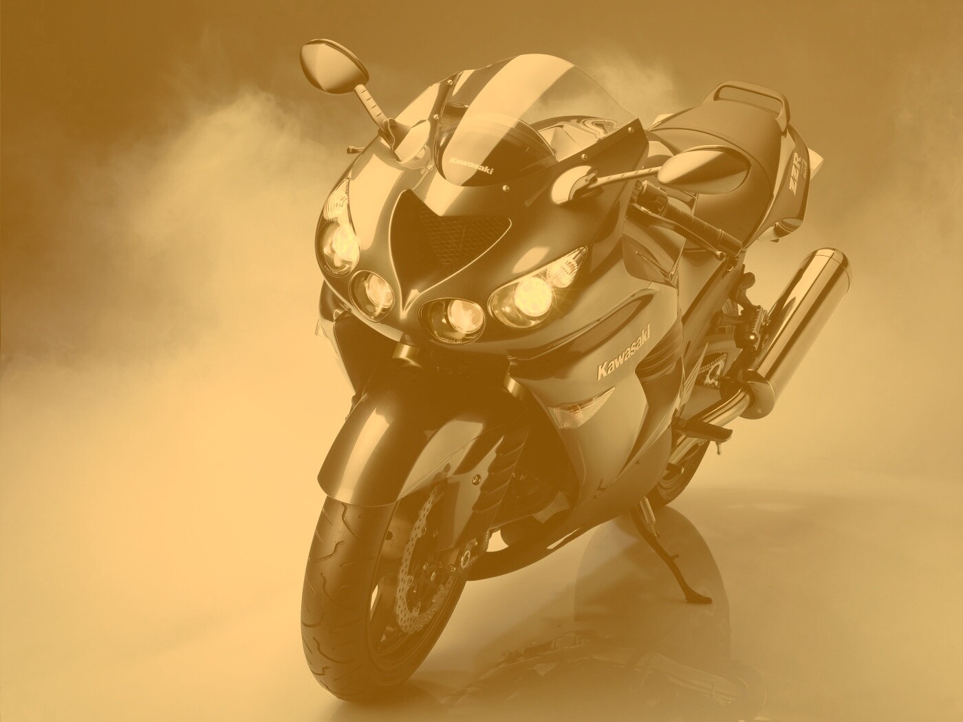 Мотоцикл Кавасаки ZX14 обои
