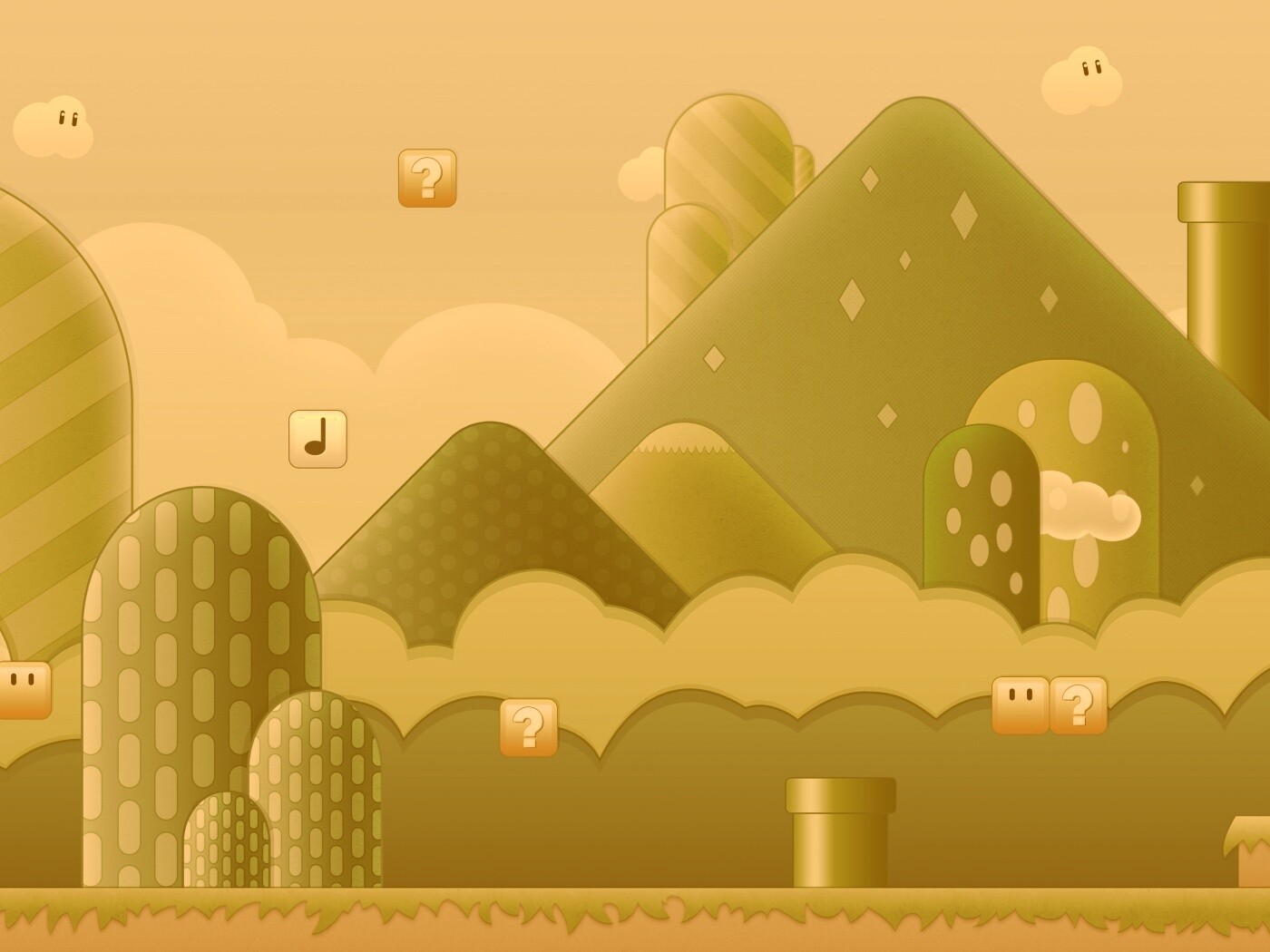 Мир Супермарио обои