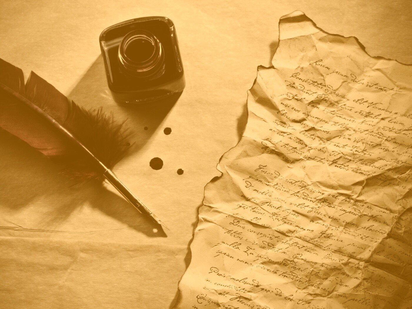 Мятое письмо обои