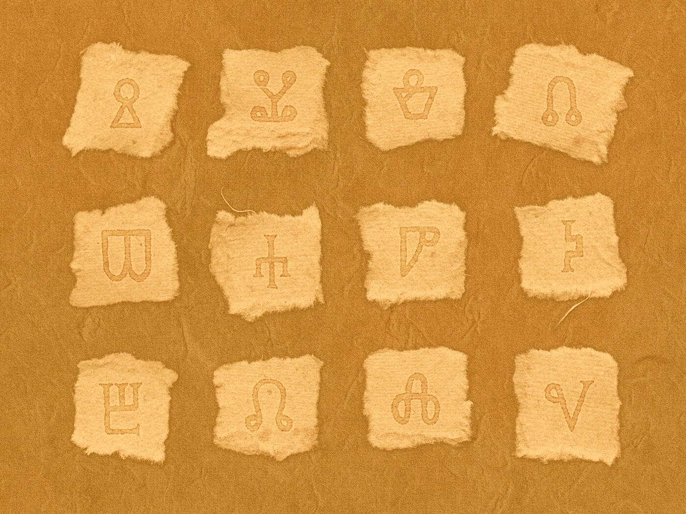 Бумажные символы обои