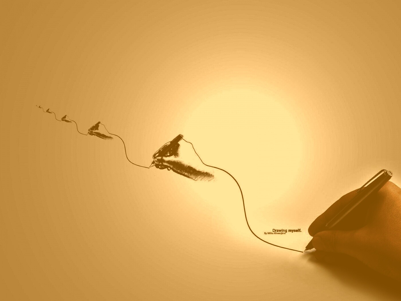 Рисунок - рекурсия обои