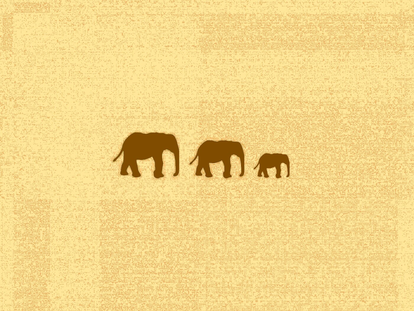 Вереница слонов обои
