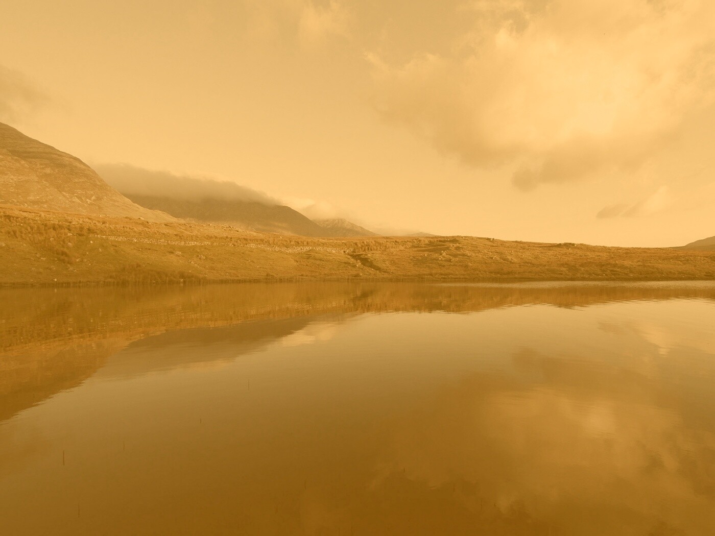 Зеркальное озеро обои