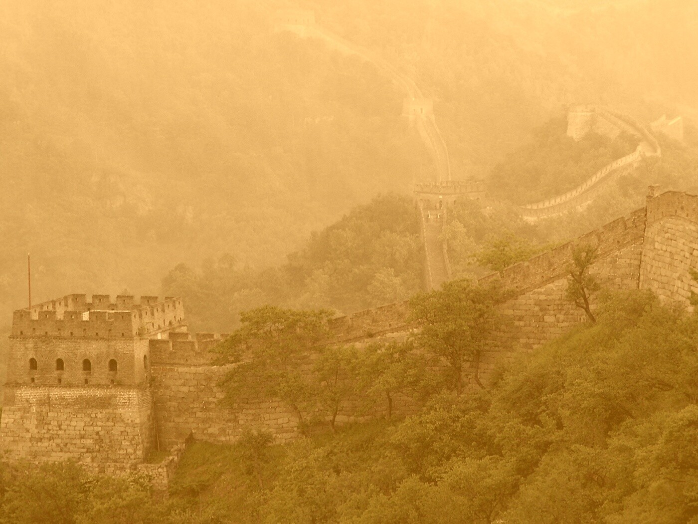 Великая китайская стена обои