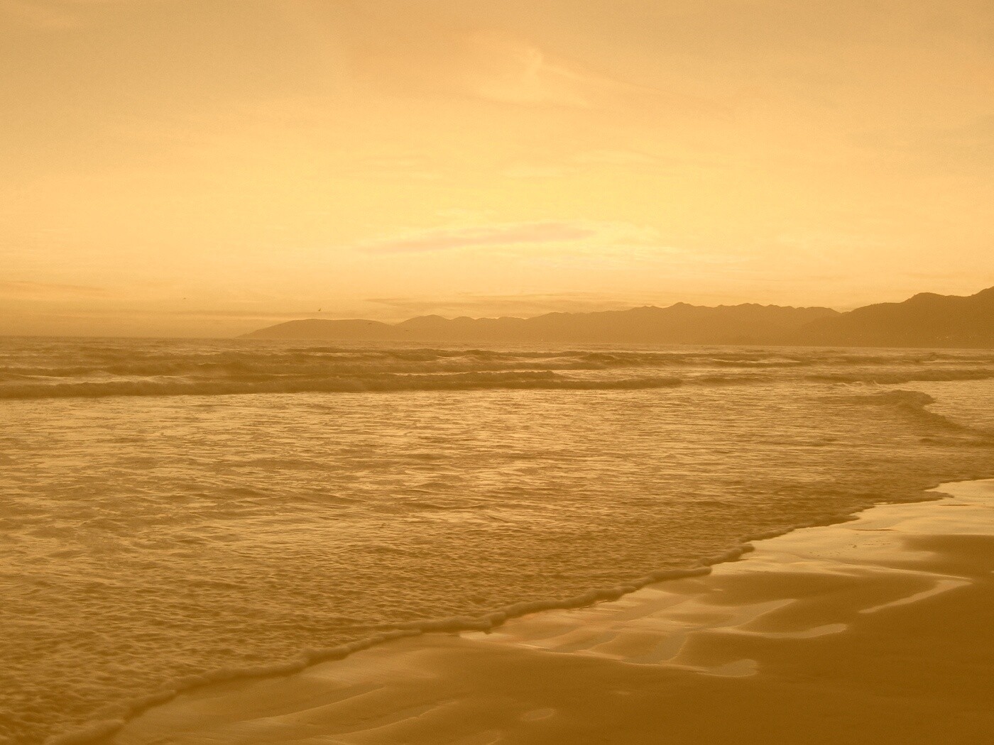 Восход на море обои