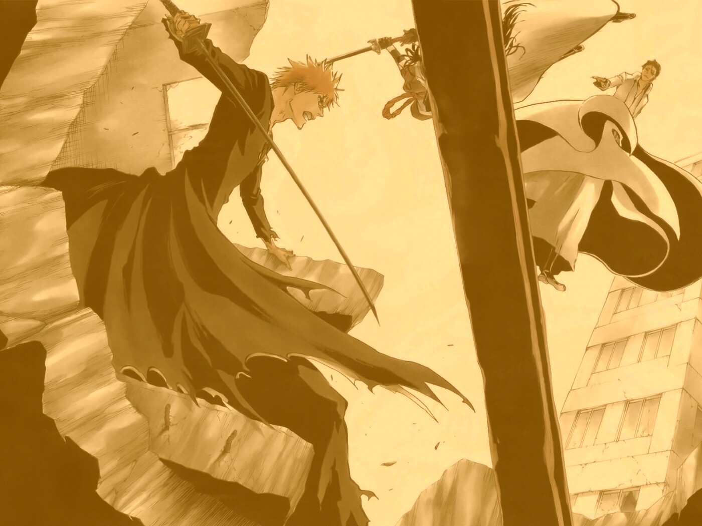 Парень с мечем обои