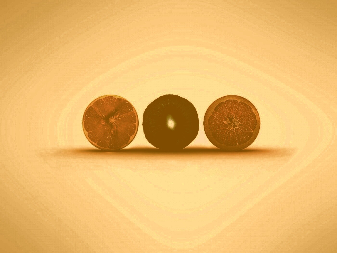 Фрукты в разрезе обои