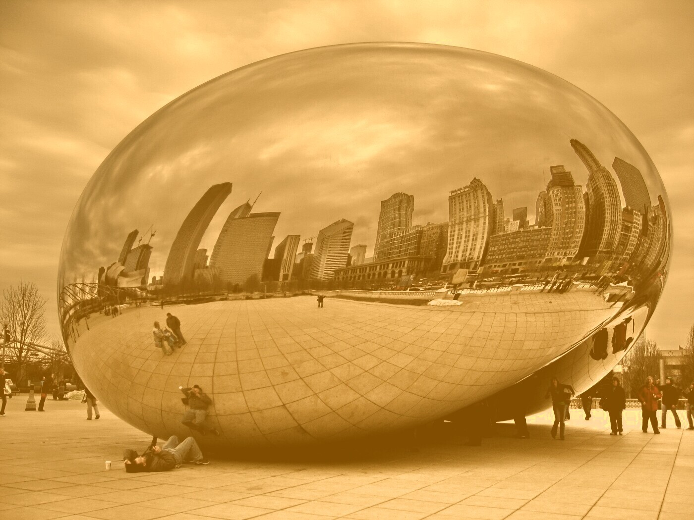 Облачные ворота обои