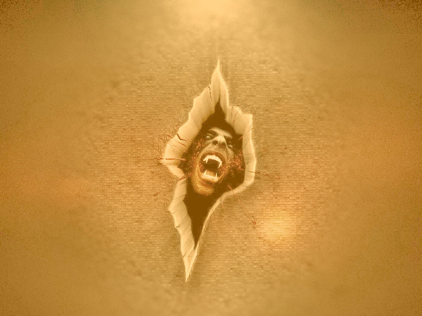 Монстр из ращелины обои