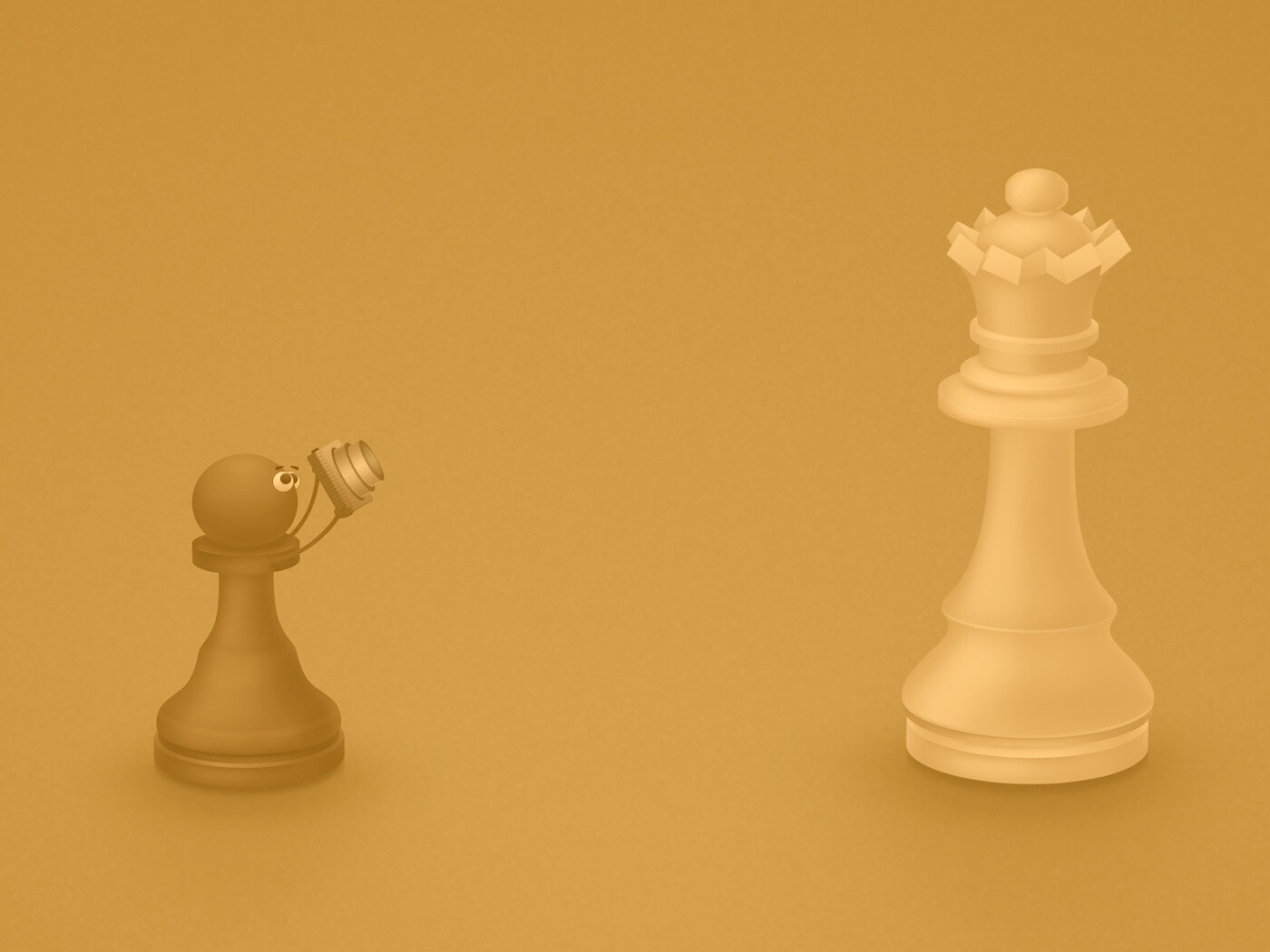 Пешка фотографирует короля обои