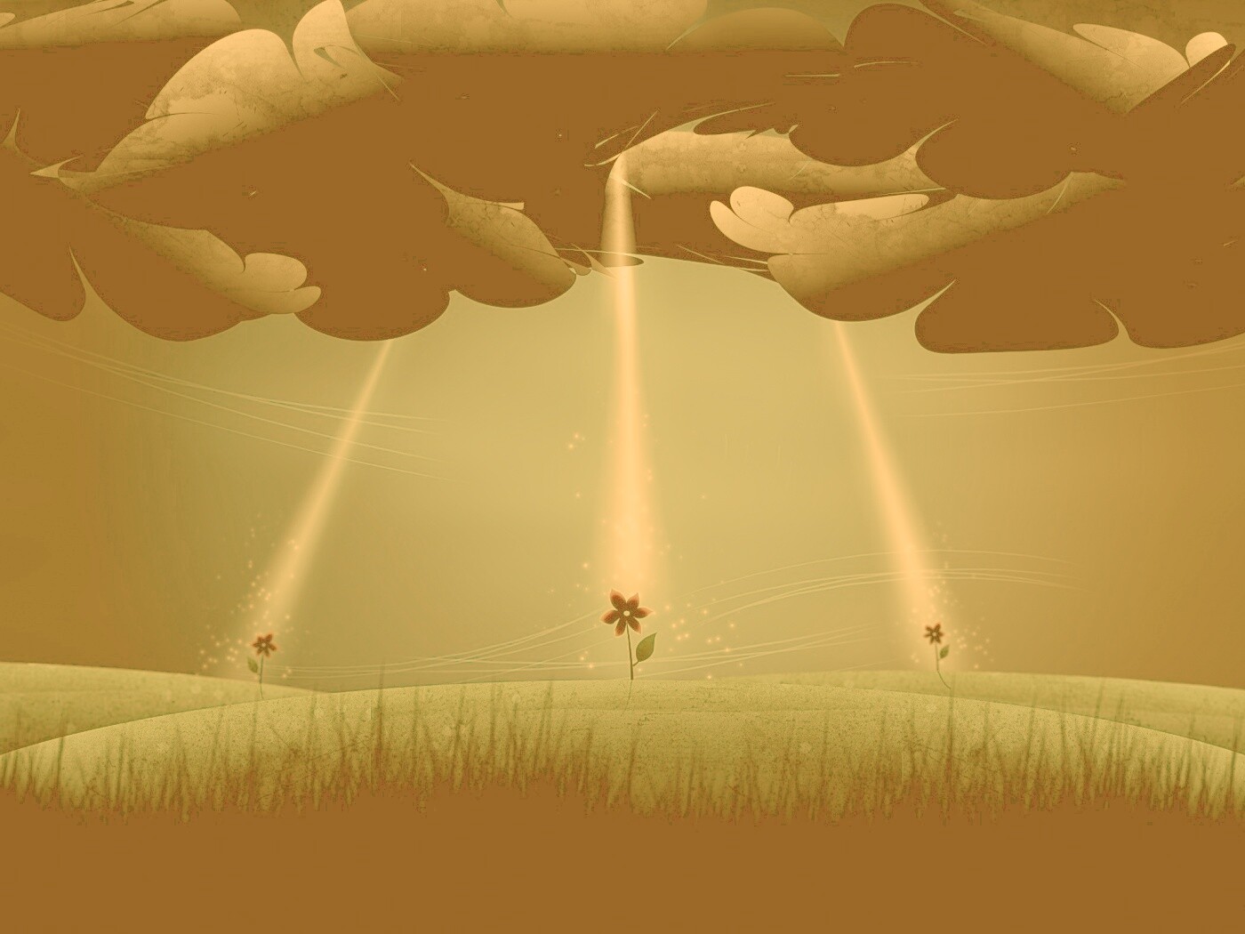 Свет для цветов обои