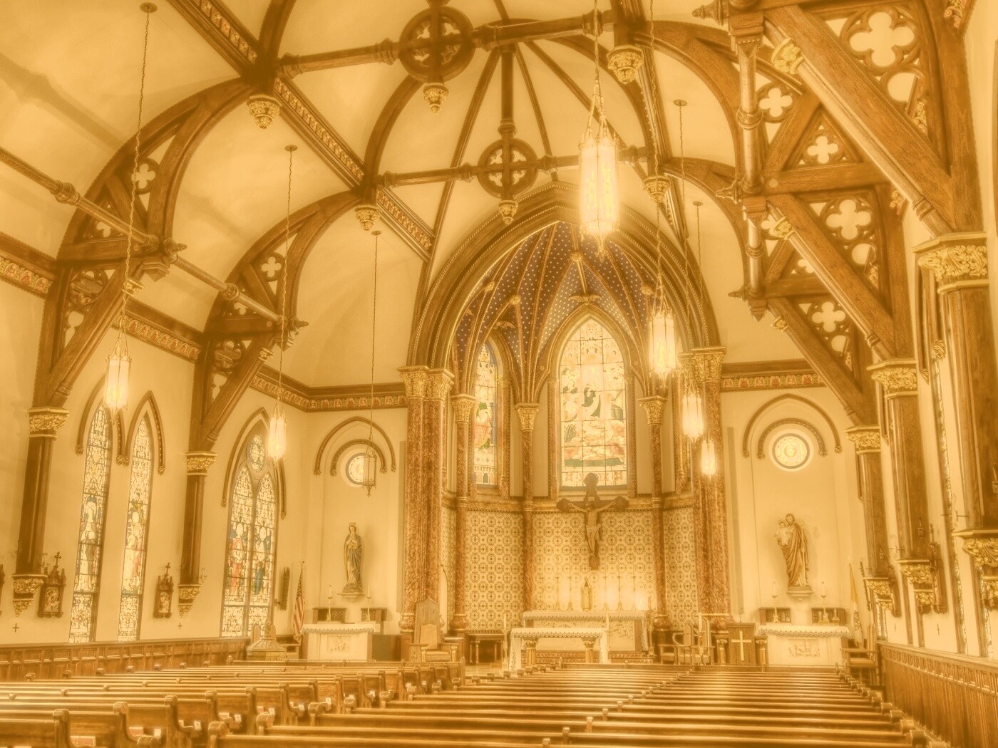 Внутреннее убранство собора обои