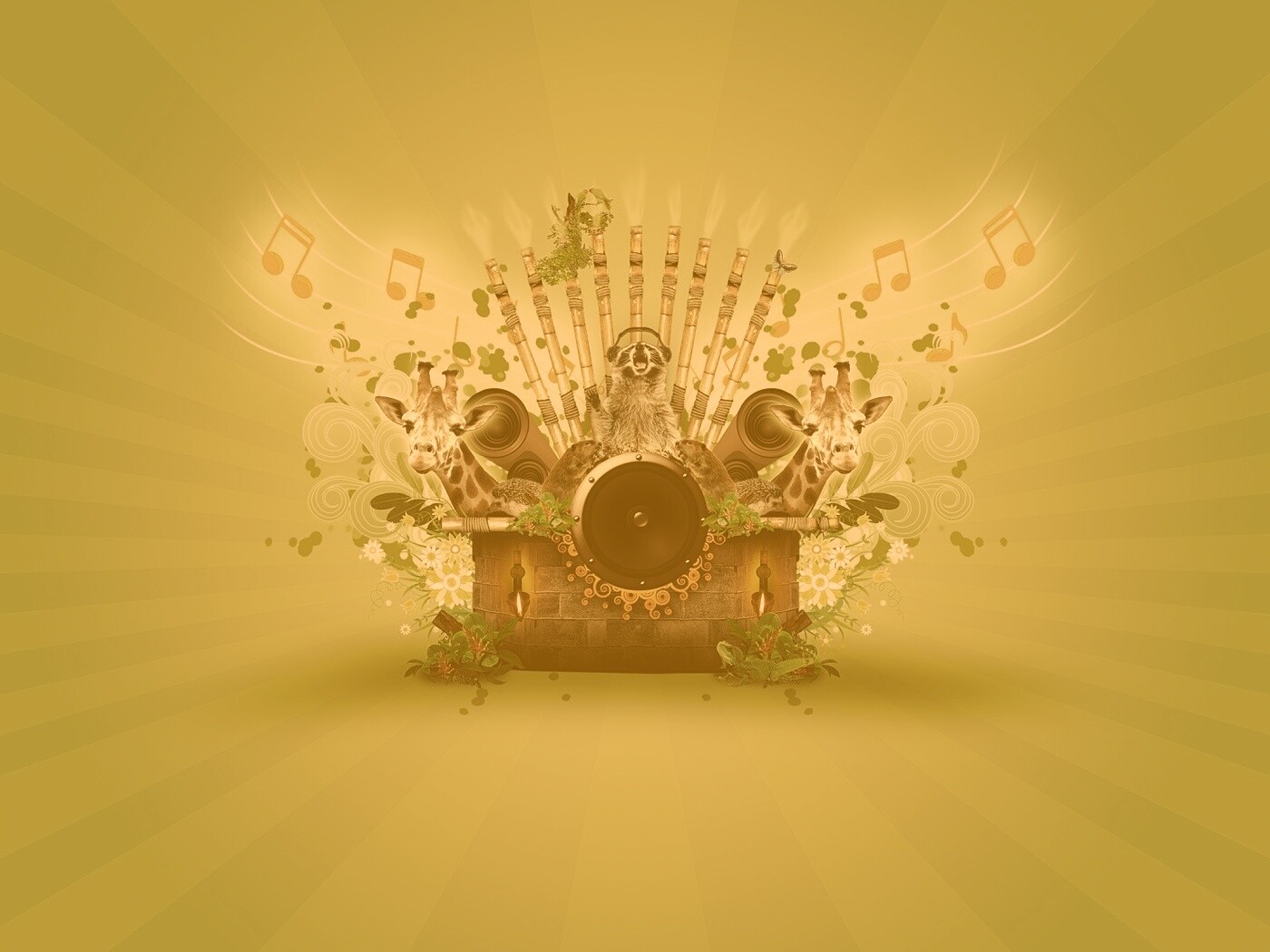 Музыка джунглей обои