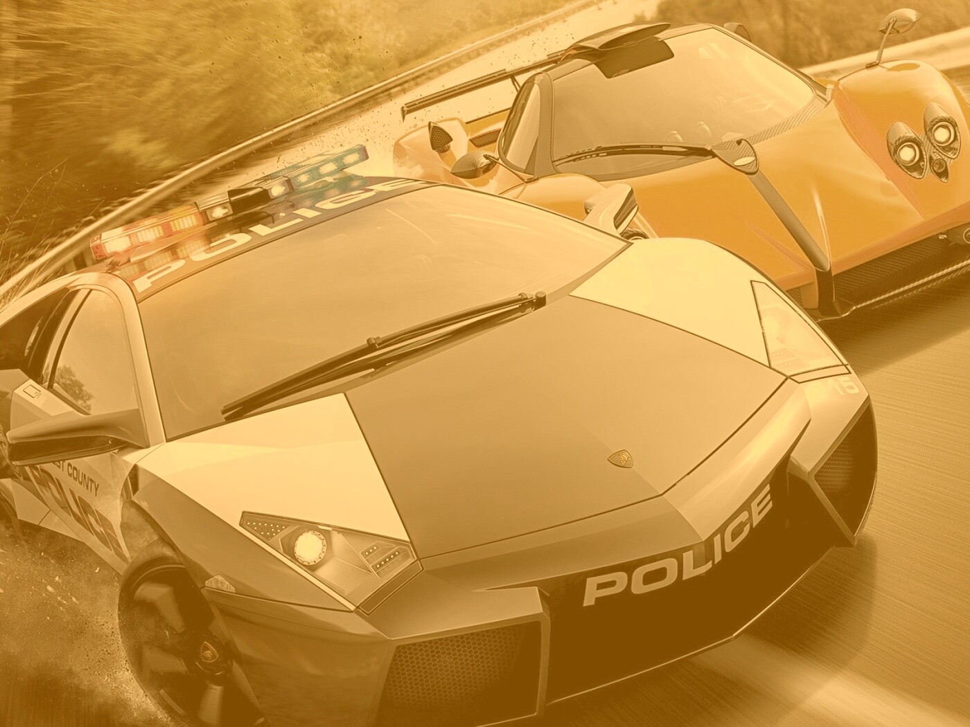 Полицейская погоня из Need For Speed обои