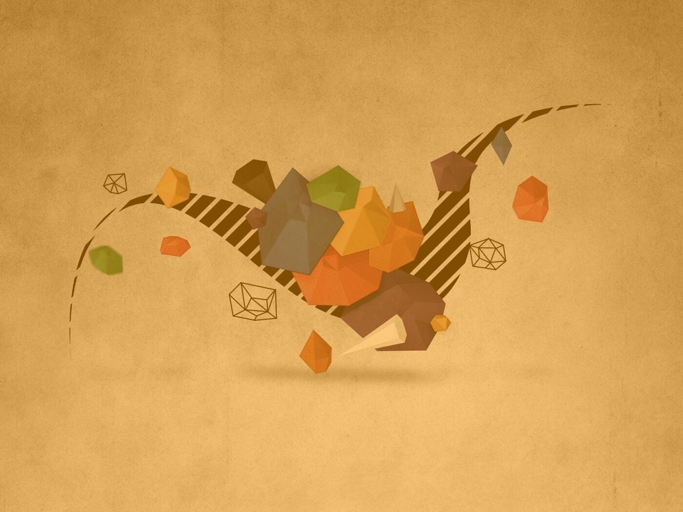 Полет абстрактной фантазии обои